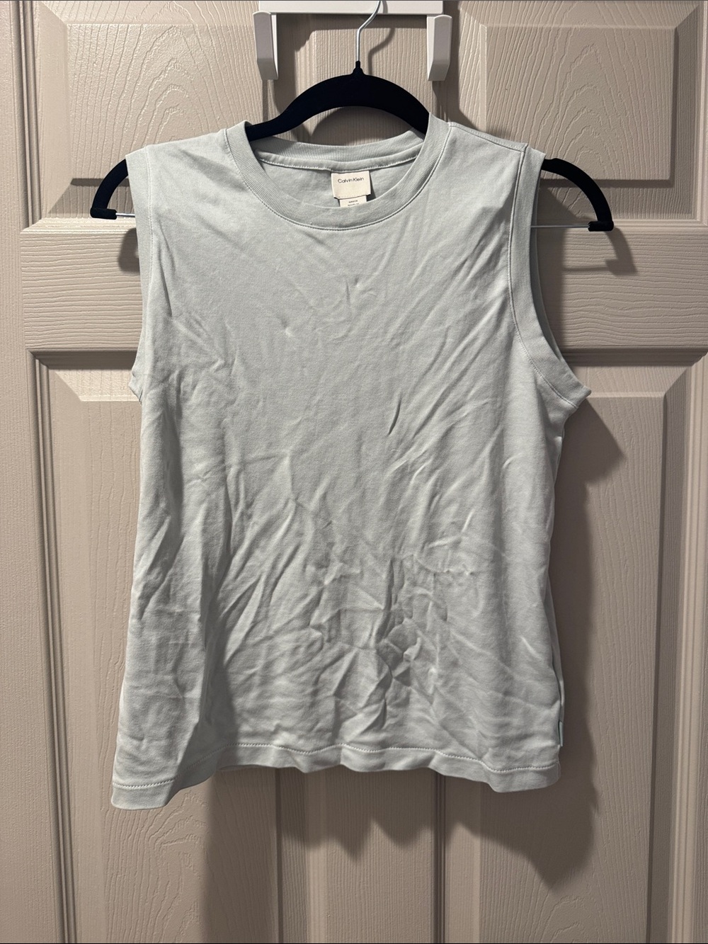 Calvin Klein Light Blue Sleeveless Muscle Tee